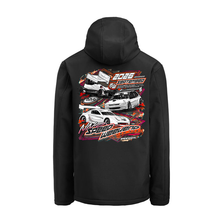 SPEEDWEEKEND TER APEL 2026 – GEWATTEERDE SOFTSHELL JAS